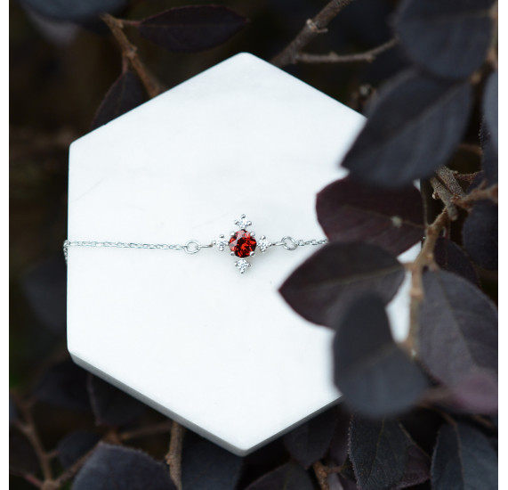 Chapter One-Garnet Classic Red Antique Bracelet